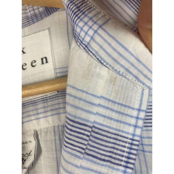 Frank & Eileen BARRY Tailored Button-Up Plaid Shirt - Picture 8 of 8